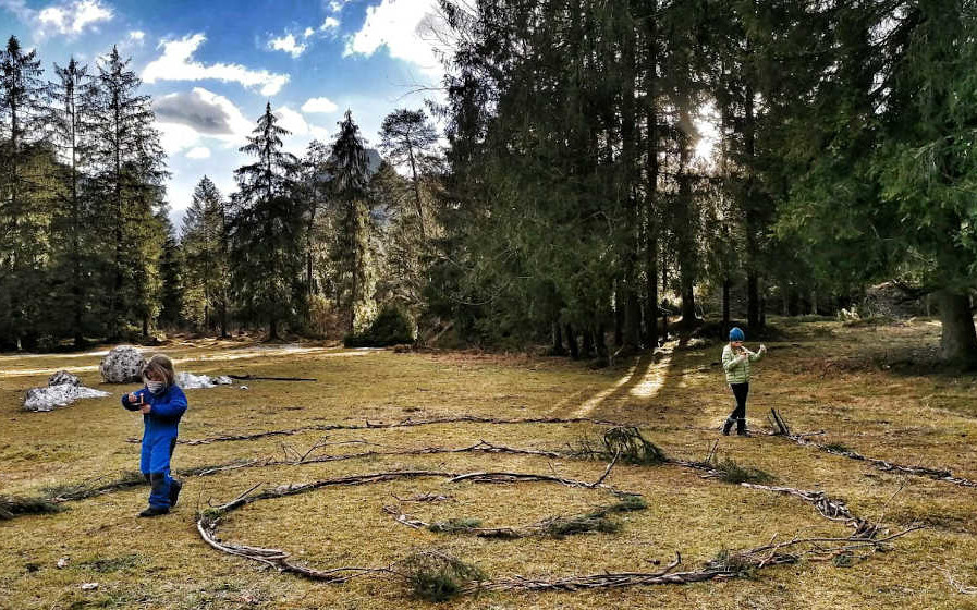 Ein ganzer Wald zum Spielen