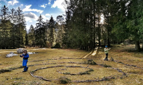 Ein ganzer Wald zum Spielen